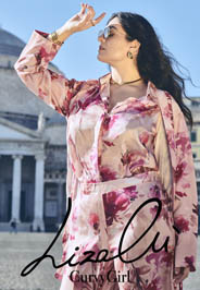 Lookbook женской одежды plus size итальянского бренда Lizalù весна-лето 2024