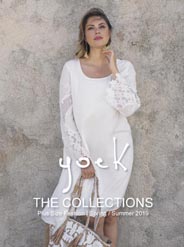Каталог одежды для полных девушек и женщин голландского бренда Yoek весна-лето 2019