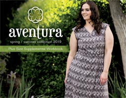 Lookbook женской одежды больших размеров американского бренда Aventura весна-лето 2019