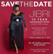 Lookbook одежды для полных модниц американского бренда Jibri осень-зима 2018-2019
