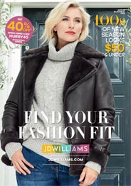 Каталоги одежды для полных модниц английского бренда JD Williams осень-зима 2018-2019