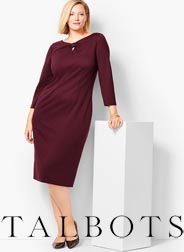Платья для полных женщин американского бренда Talbots осень-зима 2018-2019