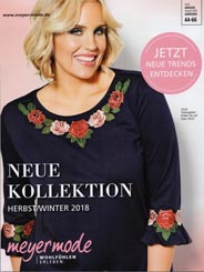 Немецкий каталог одежды для полных женщин среднего возраста Meyer Mode осень-зима 2018-2019