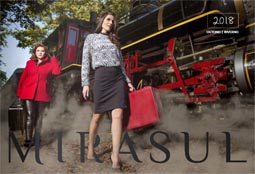 Каталог женской одежды обычных и больших размеров бразильского бренда Mirasul осень-зима 2018-19