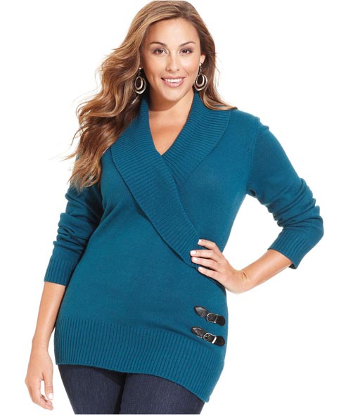 Plus Size Sweaters, Tunics and Pullovers Fall-Winter 2013-2014