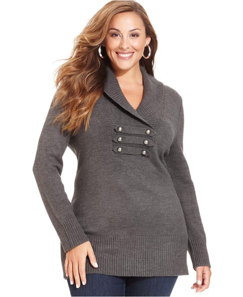 Plus Size Sweaters, Tunics and Pullovers Fall-Winter 2013-2014