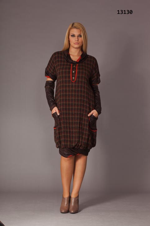 Plus Size Dresses of the Turkish Brand Gemko. Fall-Winter 2013-2014