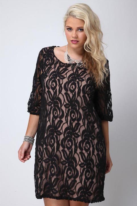 Yours Plus Size Mini Dresses. Fall 2013