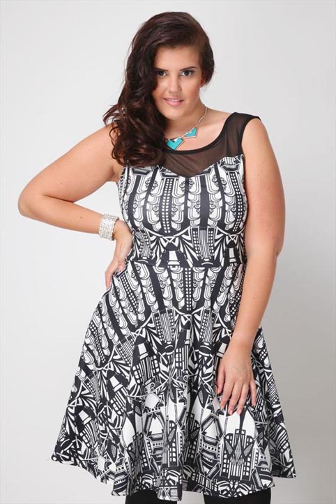 Yours Plus Size Mini Dresses. Fall 2013