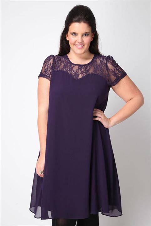 Yours Plus Size Mini Dresses. Fall 2013