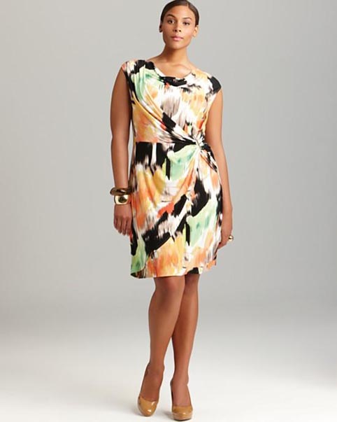 Calvin Klein Plus Size Dresses. Spring-Summer 2013
