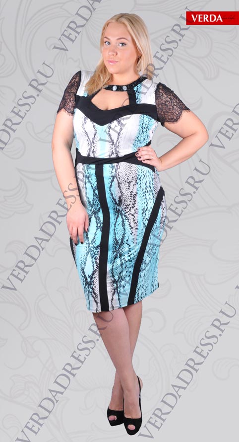 Turkish Plus Size Dresses Verda, Spring-Summer 2013