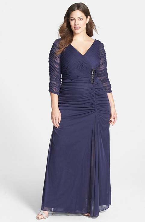 Adrianna Papell Plus Size Evening Dresses 2014-2015 | Plus Size Dresses