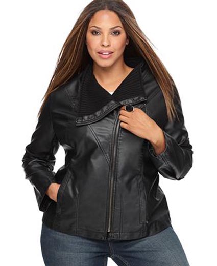 Women's Plus Size Leather Jackets and Coats. Autumn-winter 2012\2013 ...